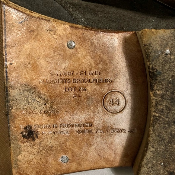 All Saints Jacks Place Chukka boots sz. 44/US 11 - Picture 10 of 11